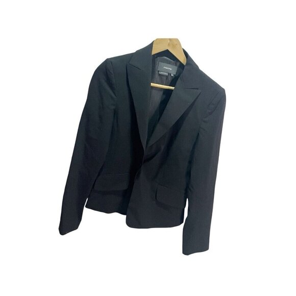 Maxime Black Fully Lined Wool Blend Dress/Career Blazer Size 6 - Picture 2 of 4